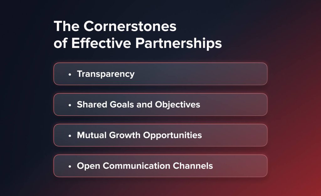 The Cornerstones of Effective Partnerships